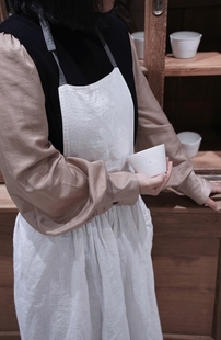 日本日式新款作家器 深泽彰文 师从黑田泰藏 手作白瓷咖啡杯碟套