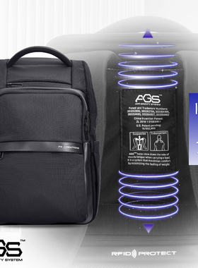 FX CREATIONS 商务休闲韩版减压护脊双肩背包DCX69917AGS