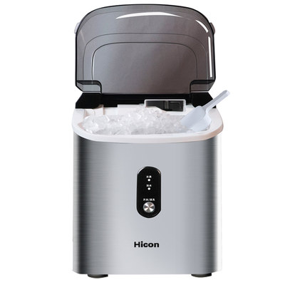 HICON惠康小型家用制冰机可咀嚼冰全自动颗粒冰小碎冰制冰一体