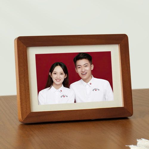 海马体结婚登记照相框新婚礼物