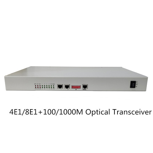 4E1/8E1+100/100M Optical Transceiver、120Ω外贸单PDH光端机