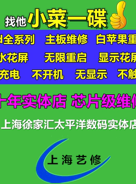 ipadpro11寸不开机ipad7/8/9白苹果平板进水主板专业维修12.9/air