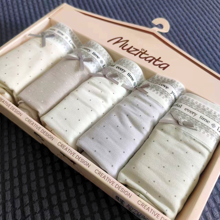 蚕丝裆吸湿透气女士莫代尔内裤