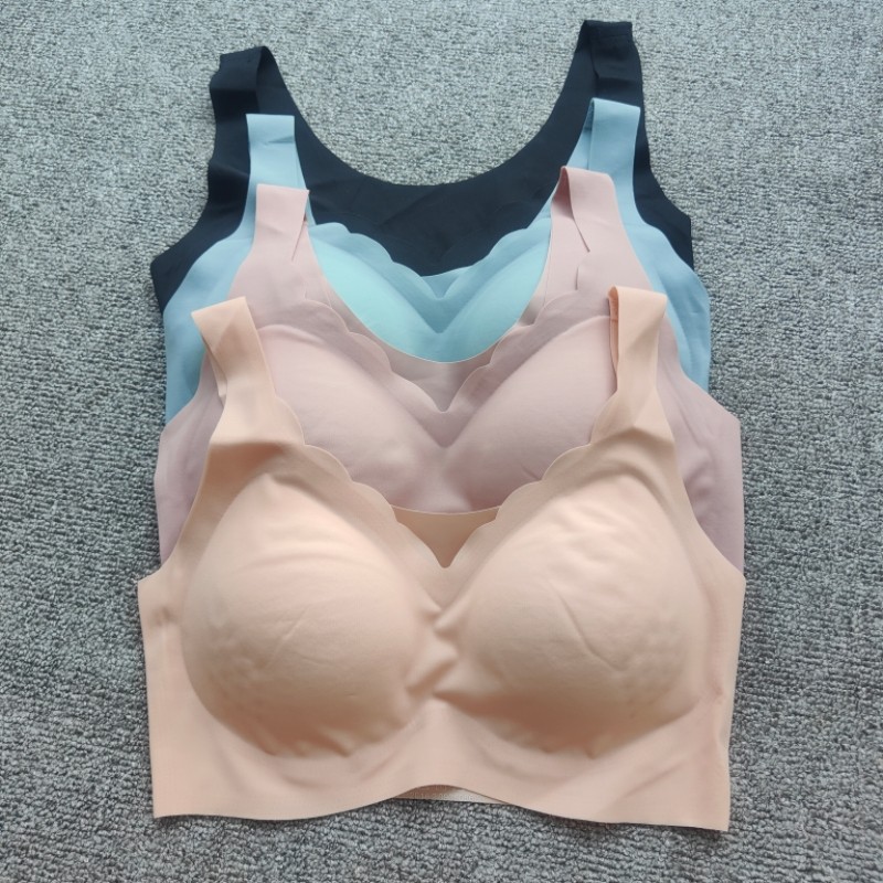 【夏日冰感衣】超薄无钢圈文胸宽侧翼收副乳水滴杯内衣