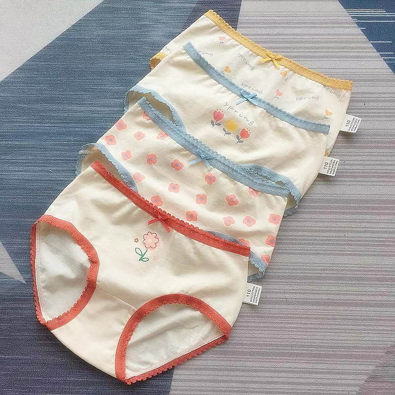 韩国女童卡通内裤棉质