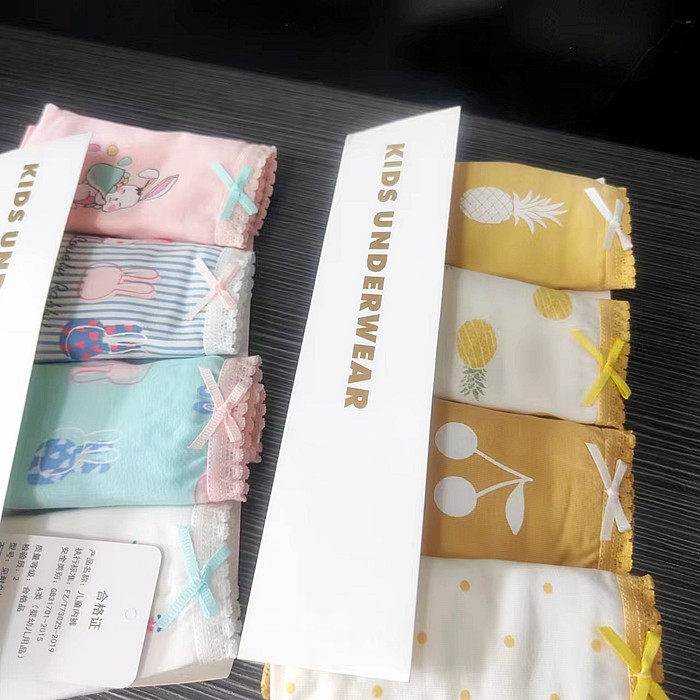 印花纯棉儿童内裤不夹臀不掉色