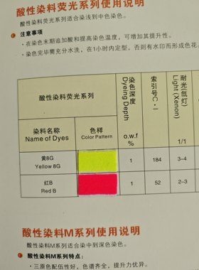 酸性染料尼龙蚕丝羊毛线锦纶染料色素布料染色工业纺织品染料色素