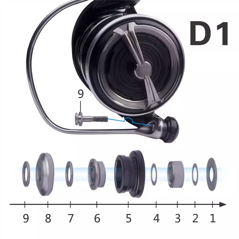 改装EXIST伊克斯LUVIAS新蜘蛛AIRITY等LT纺车轮双轴承陶瓷导线轨