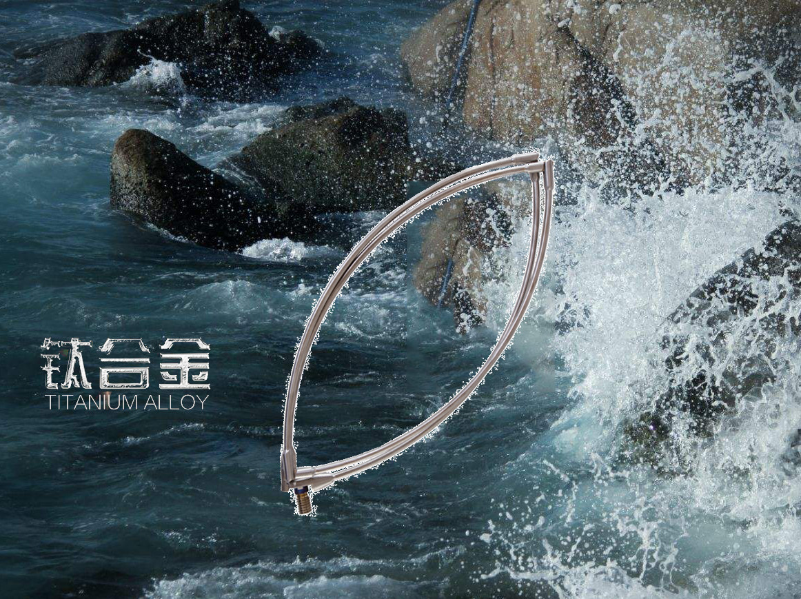 JTPA 防腐耐用钛合金海钓矶玉网框抄网头焊接 高级抄捞头正品4折
