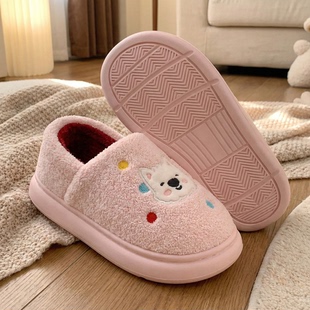 室内居家保暖毛绒拖鞋 棉拖鞋 新款 冬季 舒适家用男冬卡通可爱 女款