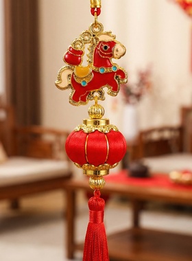 新款红灯笼串挂件新年装饰品春节
