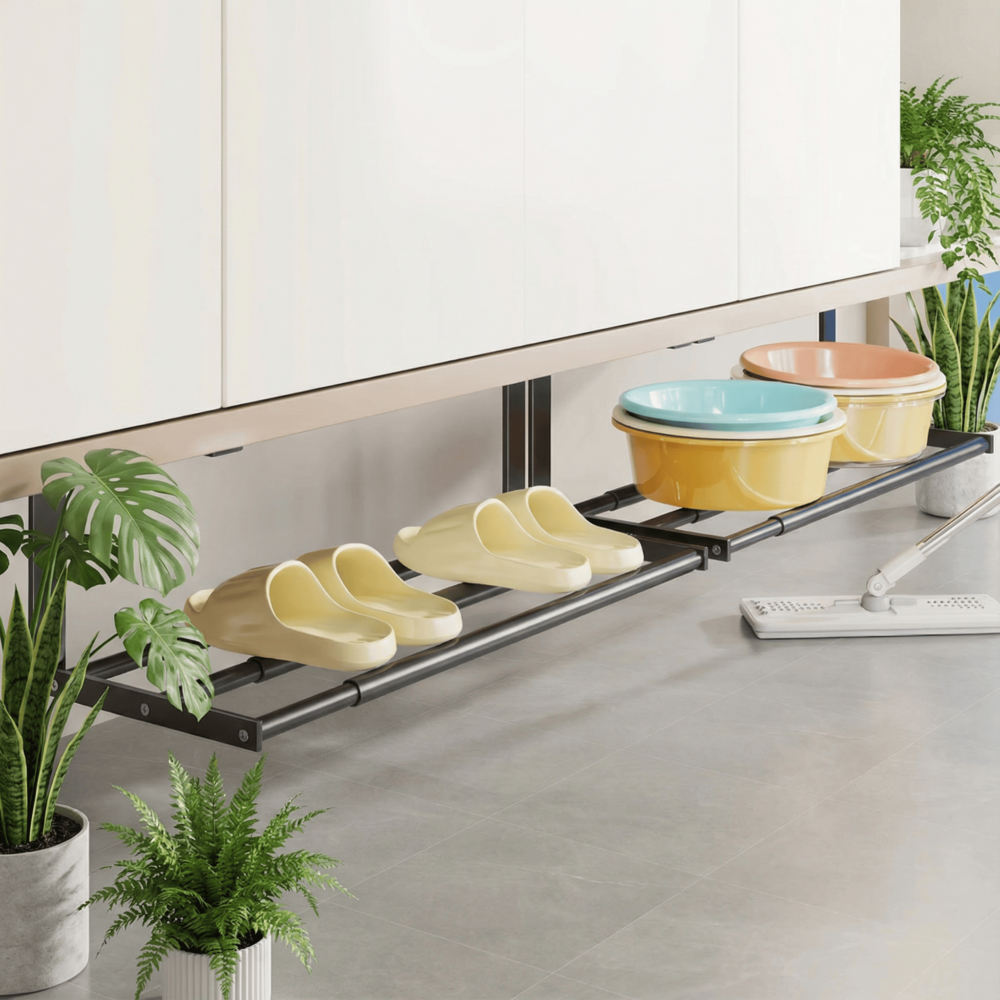 脸盆架卫生间浴室橱柜下免打孔可伸缩式盆子分层架多功能置物家用,家庭/个人清洁工具,脸盆架,淘宝优惠券,粉丝福利购,淘宝优惠卷