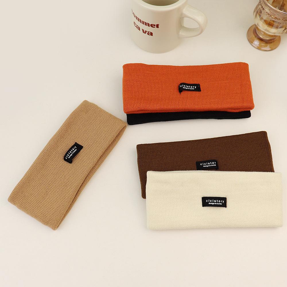 针织发带女绑发时尚秋季发箍运动