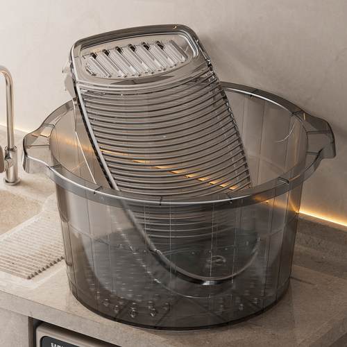 洗衣盆带搓衣板大容量加厚加深