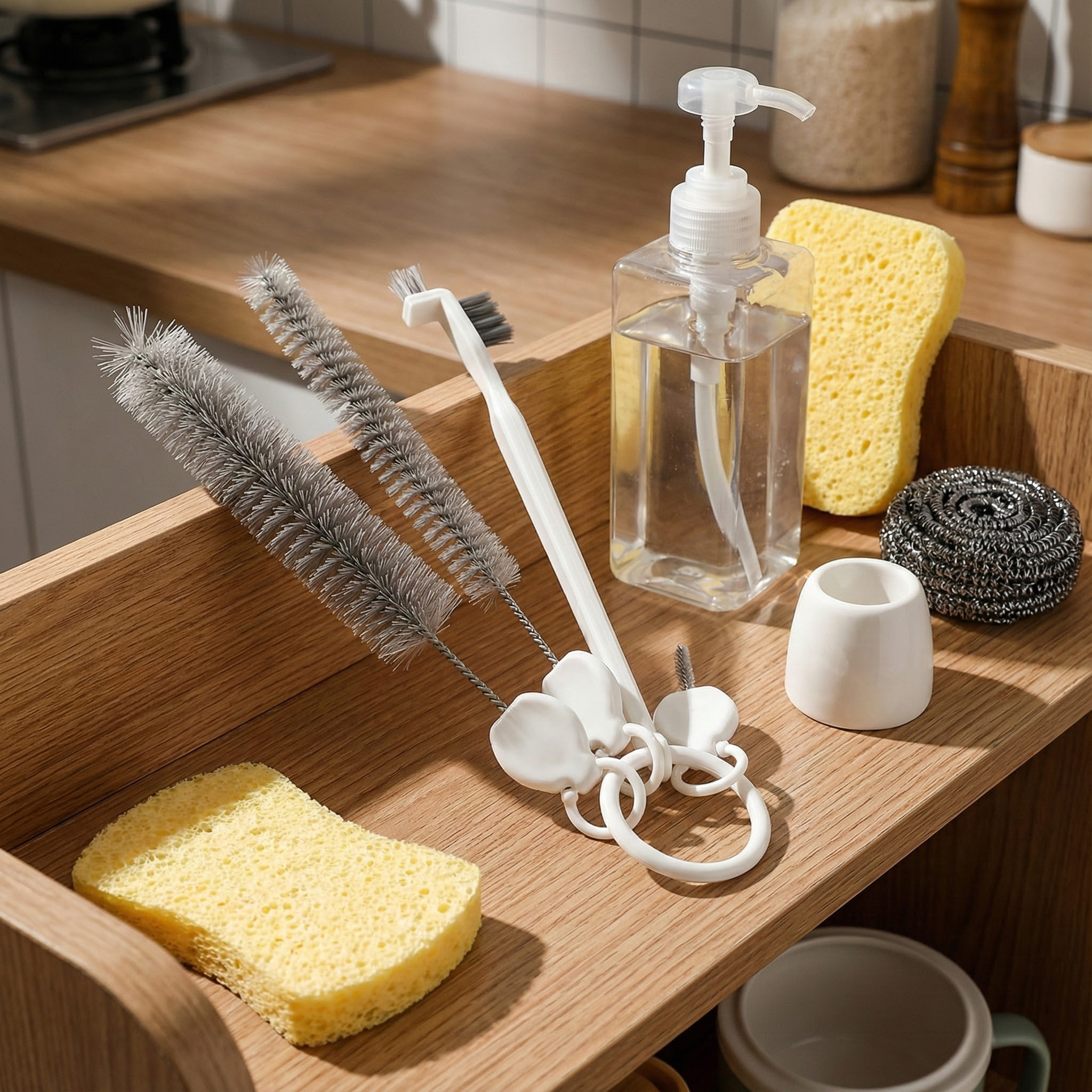 壶嘴刷茶壶口清洁刷套装奶瓶吸管