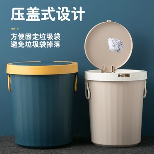带盖垃圾桶家用新款 客厅卧室厨房专用桶厕所卫生间办公室有盖纸篓