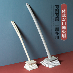 日式卫生间瓷砖二合一硬毛洗地刷家用浴室地板刷子厕所地砖清洁刷