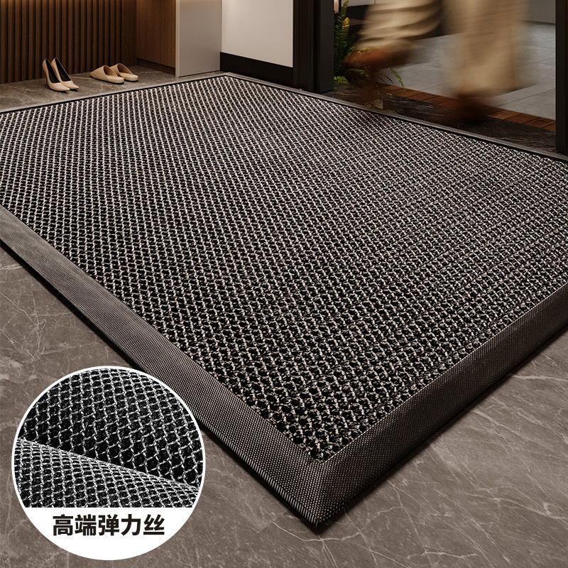 大宅别墅入户门地垫家用大门口防滑高回弹脚垫进门蹭土刮沙地毯子