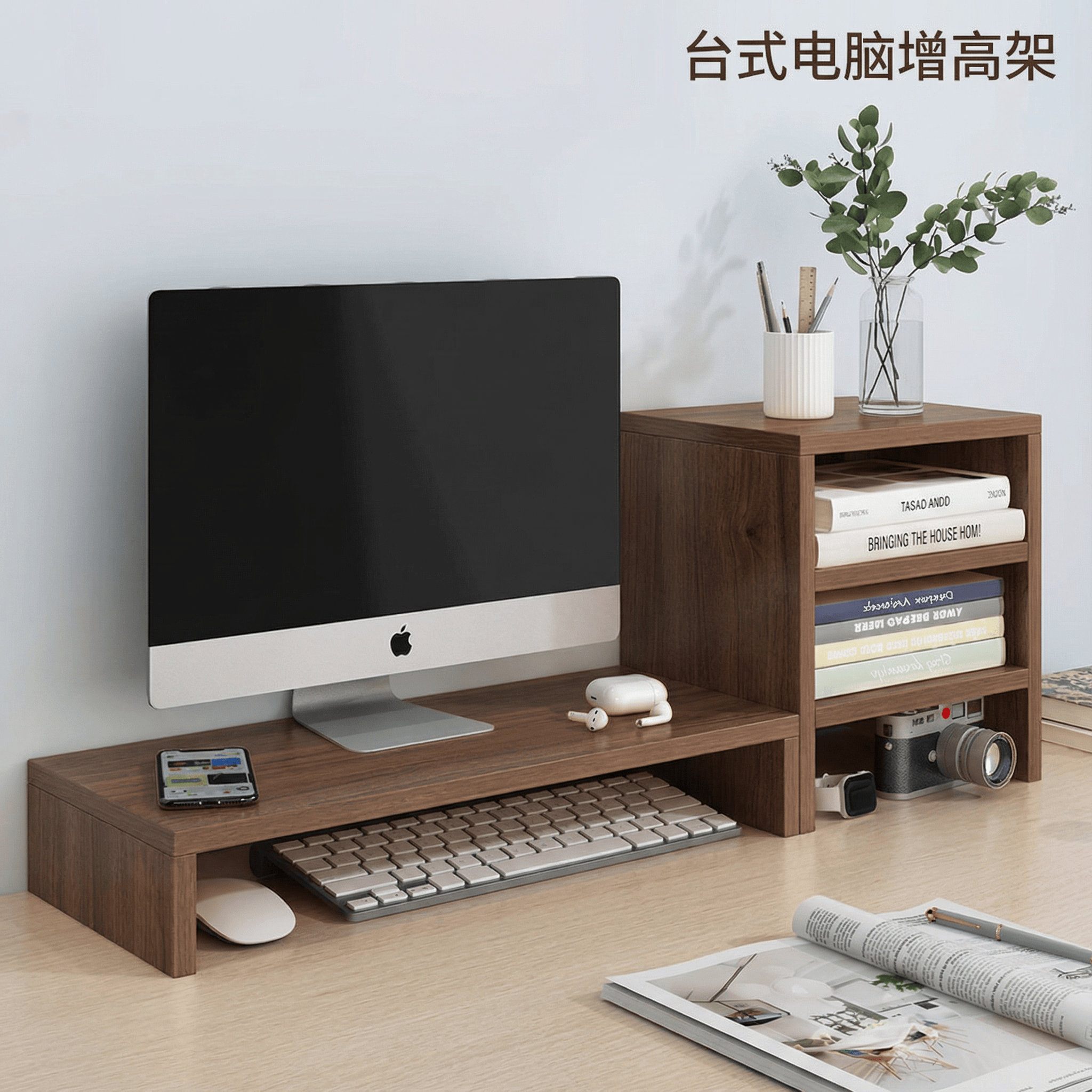 台式电脑增高架办公室桌面置物架收纳显示器屏幕底座支架抬高工位,厨房/烹饪用具,抹布架/厨房清洁收纳架,淘宝优惠券,粉丝福利购,淘宝优惠卷