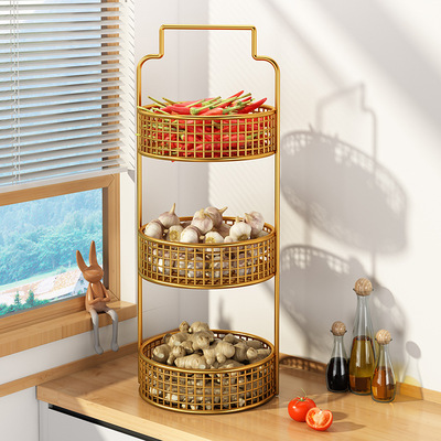 厨房葱姜蒜置物架大蒜生姜收纳盒