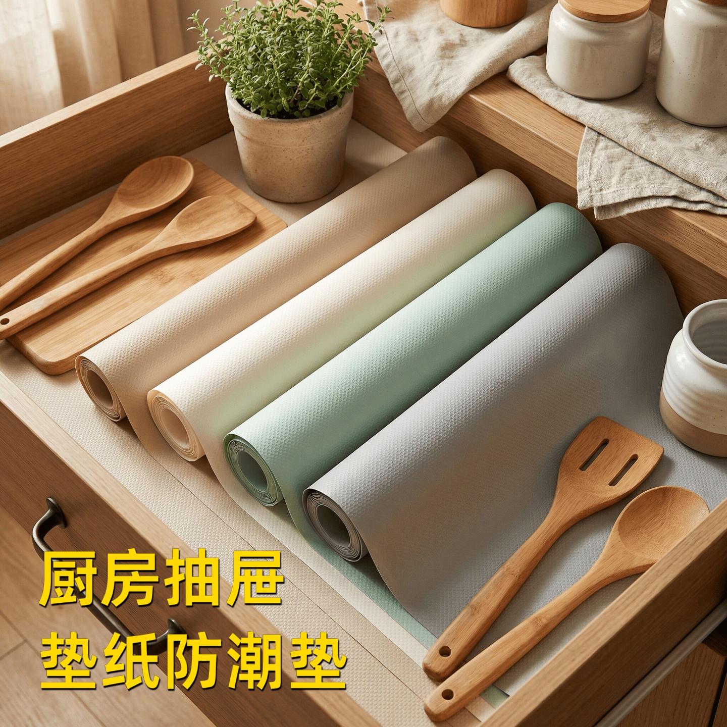 厨房抽屉垫纸防潮垫可裁剪防滑图片