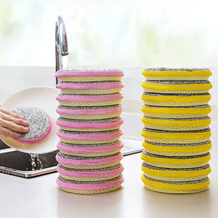 洗碗海绵擦家用厨房刷碗不易沾油刷锅神器魔力清洁碗双面百洁布fh