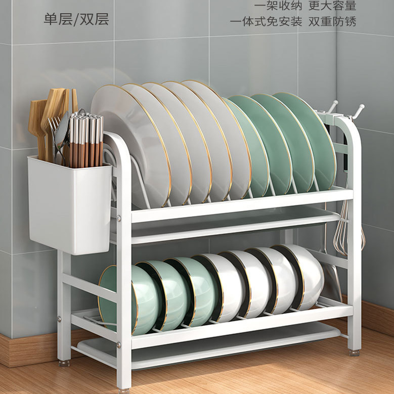 碗碟收纳架厨房置物架放碗架