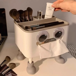 桌面纸巾盒客厅可爱抽纸盒家用茶几摆件创意纸抽盒车载车内收纳盒