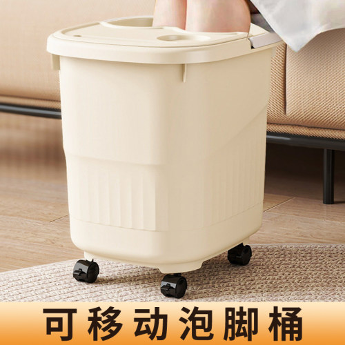泡脚桶过小腿按摩桶深桶加高