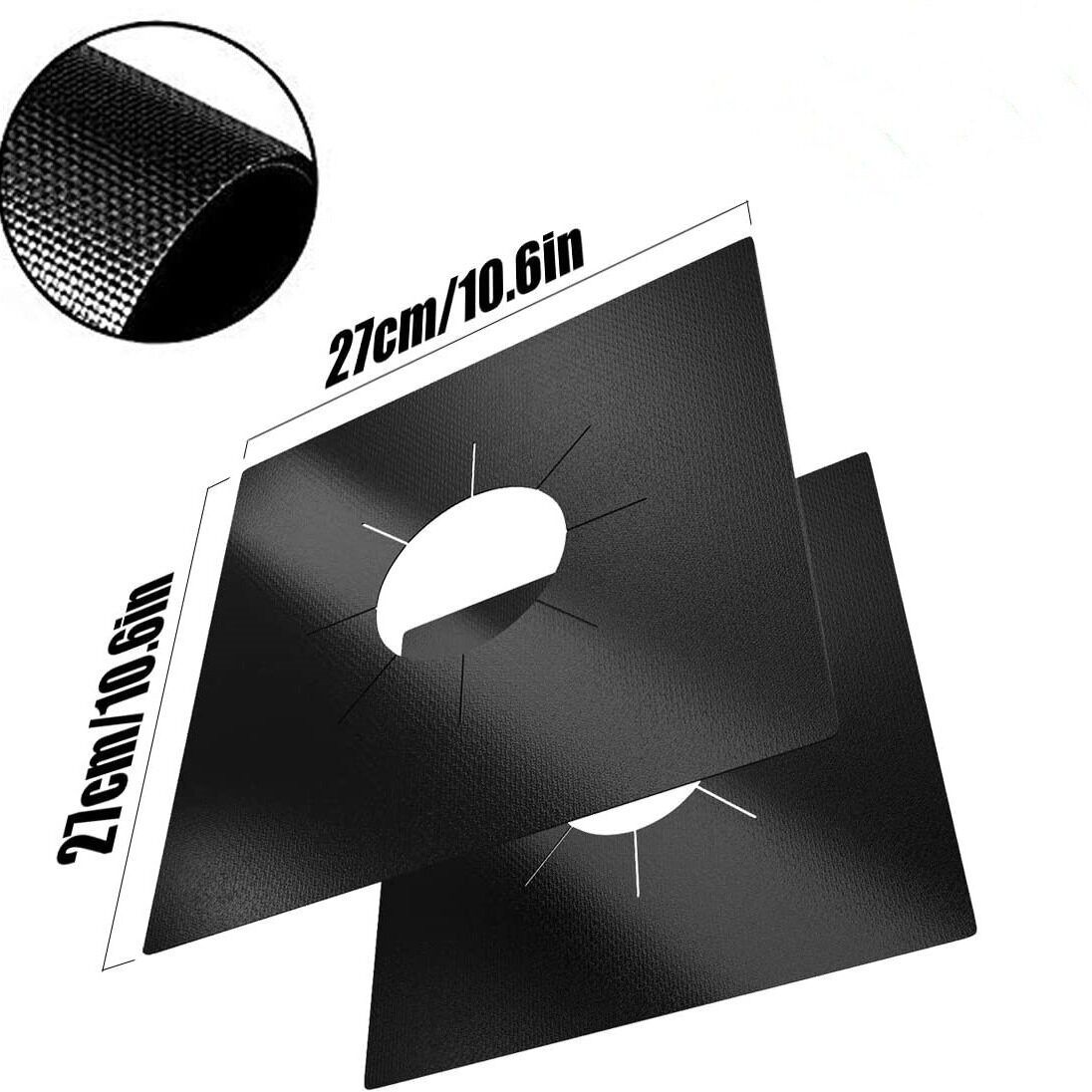 特氟龙煤气灶保护垫子方形耐高温防污防油污可水洗煤气垫配套器具