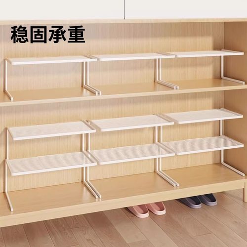 鞋柜分层隔板鞋子收纳鞋架叠放