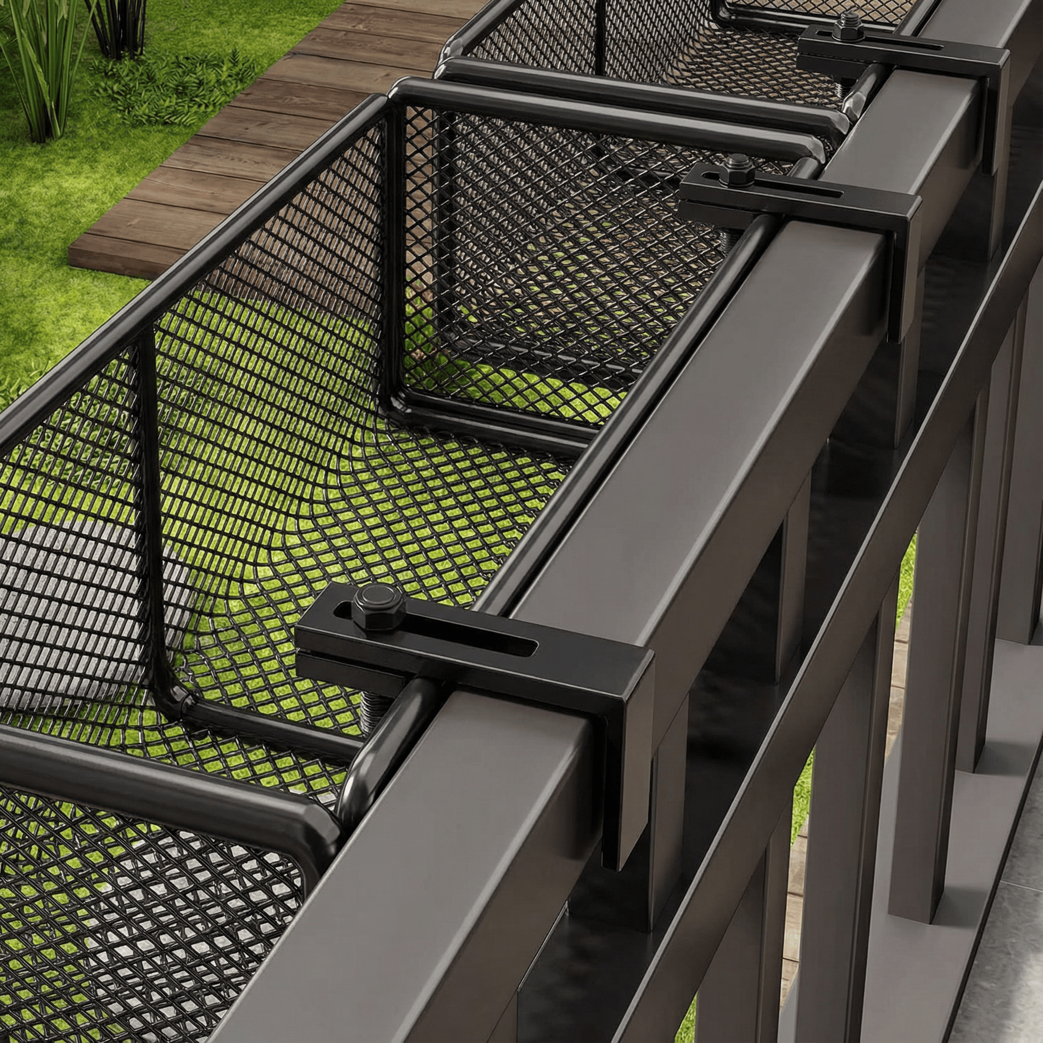 铁艺栏杆护栏阳台花架悬挂式花盆架绿萝多肉吊兰花架子窗台置物架,收纳整理,书桌收纳置物架,淘宝优惠券,粉丝福利购,淘宝优惠卷