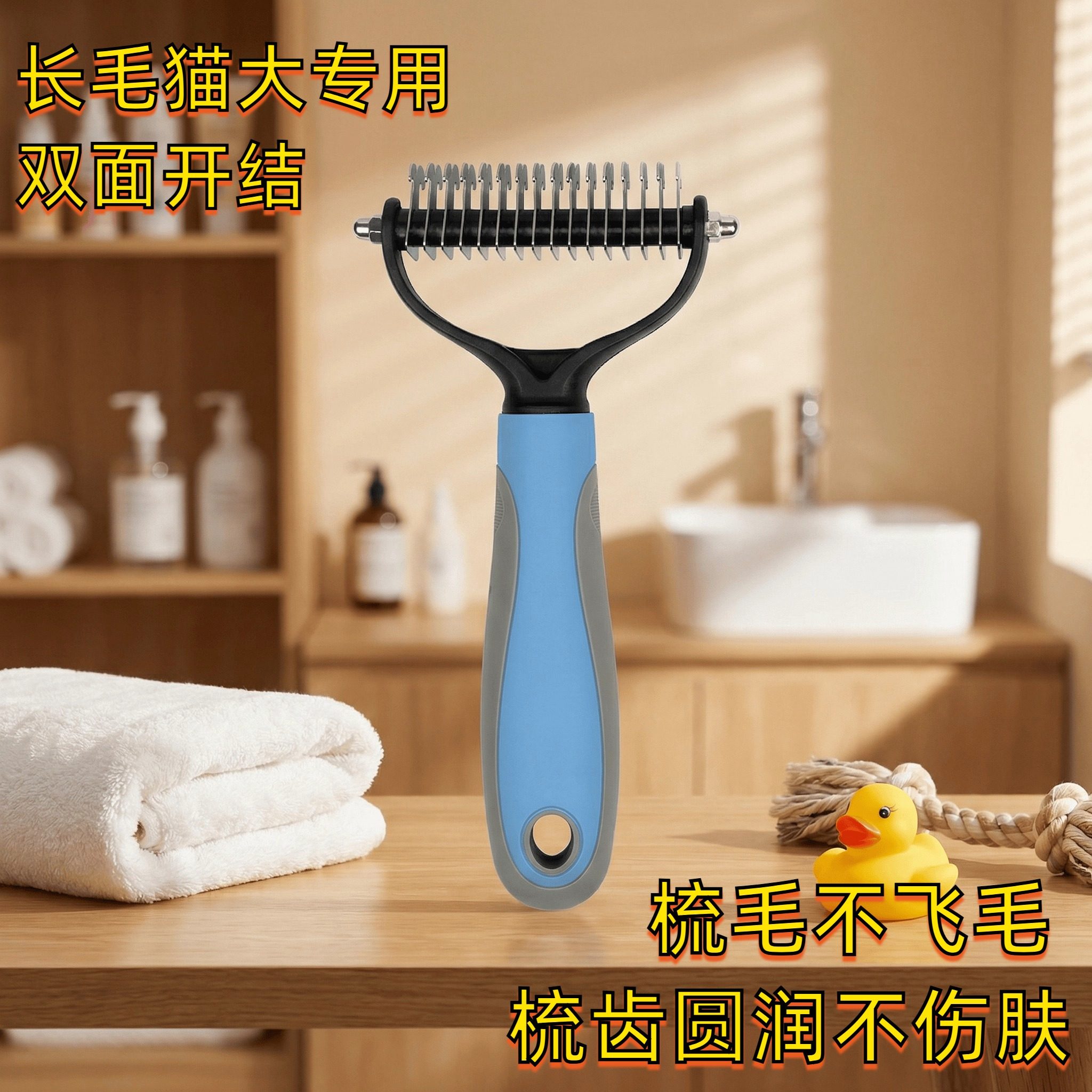 宠物梳子双面开结梳按摩梳清洁美容猫咪梳狗狗宠物梳宠物用品梳子,宠物/宠物食品及用品,猫狗梳子/排梳,淘宝优惠券,粉丝福利购,淘宝优惠卷