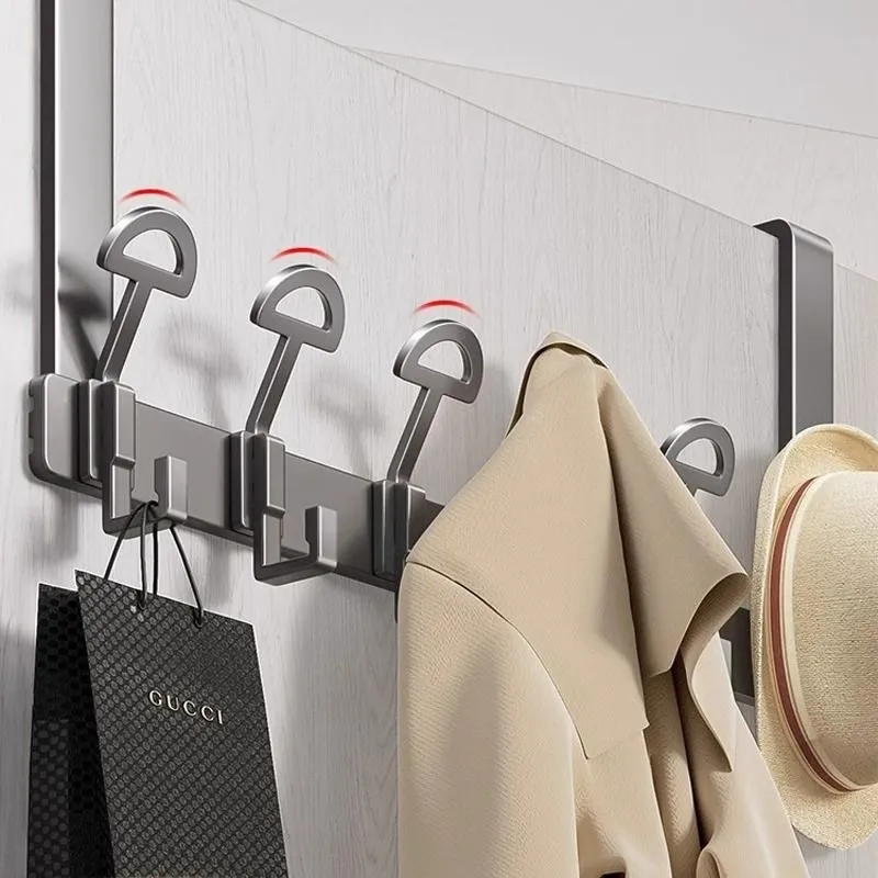 门后挂钩挂衣架免打孔门上卧室衣服挂架墙上壁挂门背式收纳置物架,收纳整理,挂门置物架,淘宝优惠券,粉丝福利购,淘宝优惠卷