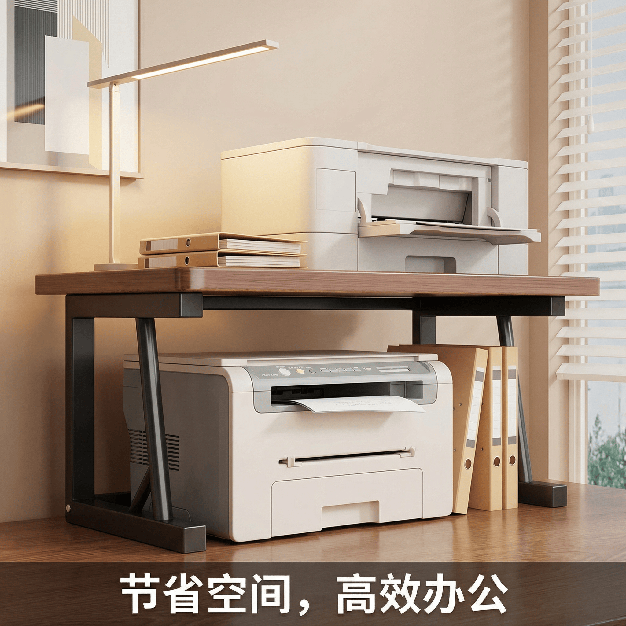 打印机置物架桌上分层放置柜办公桌面文件小型复印机收纳增高架子,收纳整理,整理架/置物架/收纳架,淘宝优惠券,粉丝福利购,淘宝优惠卷
