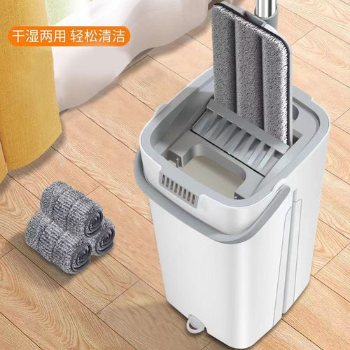 免手洗家用一拖净干湿两用拖布
