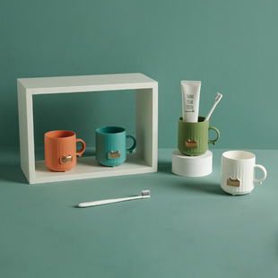 居家家牙刷杯高颜值杯子情侣洗漱杯儿童学生刷牙杯家用漱口杯