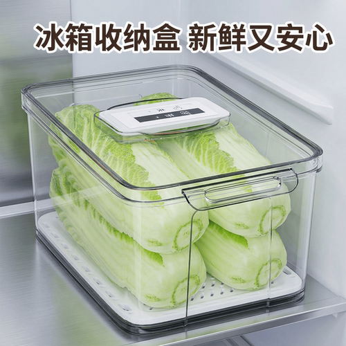 特大号冰箱收纳盒保鲜盒食品级