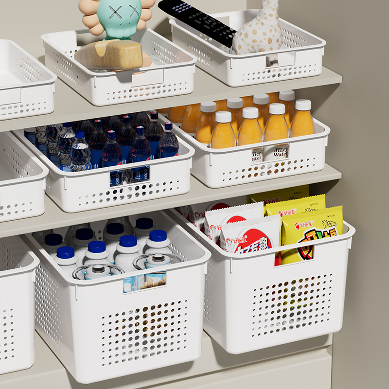 日式加厚加大杂物收纳筐