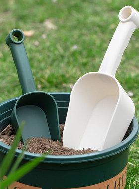 居家家加厚塑料土铲种菜专用多肉挖土铲子园艺种花松土多功能工具