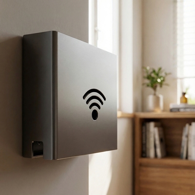 线路由器收纳盒壁挂免打孔置物架