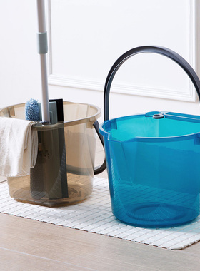 居家家 加厚大号手提水桶家用拖把桶 洗车桶子储水桶洗衣桶塑料桶