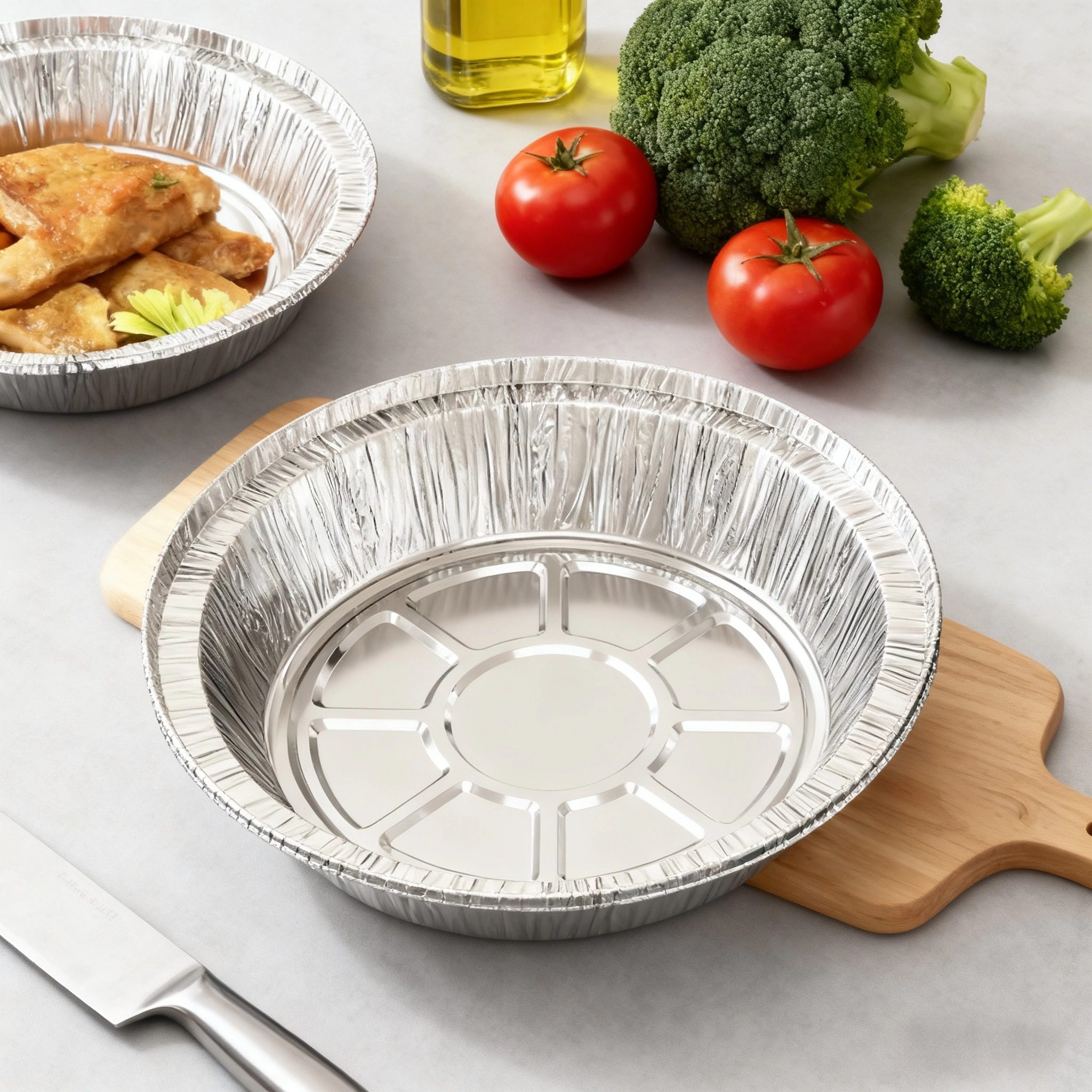 空气炸锅专用纸锡纸盘盒烧烤箱烘焙锡箔碗家用硅吸油纸食品级食物,厨房/烹饪用具,锡纸/油纸,淘宝优惠券,粉丝福利购,淘宝优惠卷