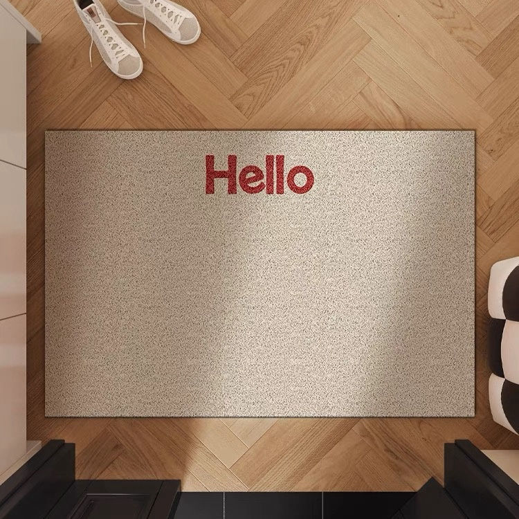 极简风玄关丝圈地垫室外