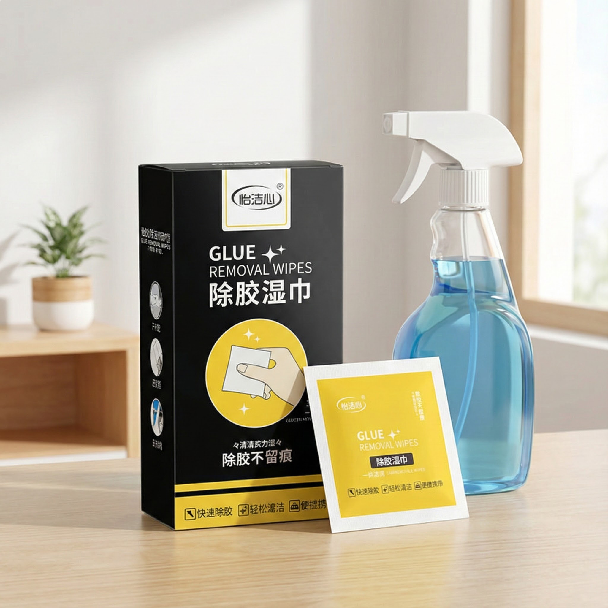 黏胶清除剂独立包装多功能家用去胶除油去污除胶湿巾纸清洁除胶剂,洗护清洁剂/卫生巾/纸/香薰,除胶湿巾,淘宝优惠券,粉丝福利购,淘宝优惠卷