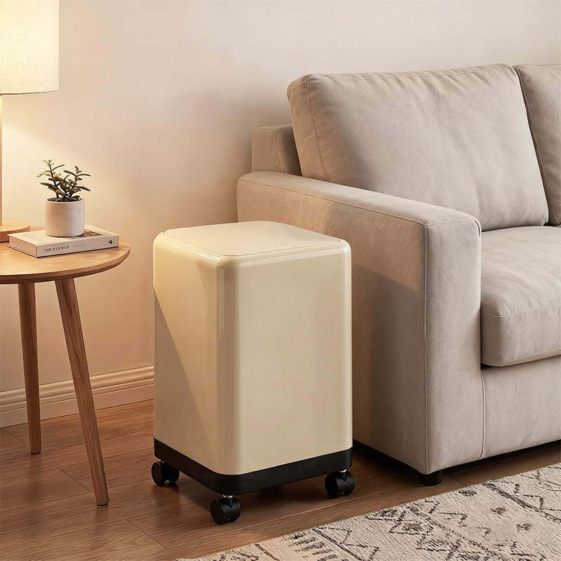 带盖垃圾桶家用2026新款客厅轻奢高档大容量卧室厨房卫生间高颜值