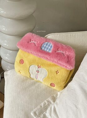 green house * 圣诞氛围雪屋插手充电热水袋暖手宝防爆国标
