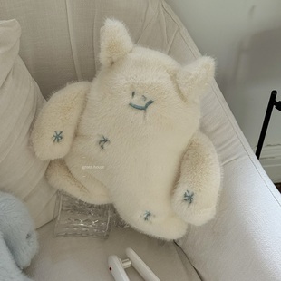 雪宝小恶魔可拆洗毛绒充电热水袋暖手宝 冬季 green house