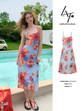 THEA买手店25SSLa freedom 25SS 新款海岛度假风连衣裙女长裙