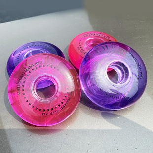 freestyle费斯YJS X5原装专业轮滑直排轮高弹耐磨刹车轮68mm70.72